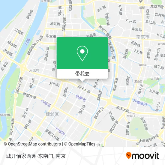 城开怡家西园-东南门地图