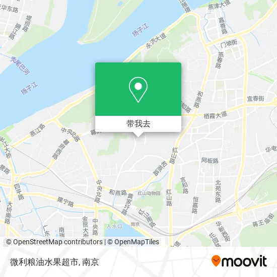 微利粮油水果超市地图