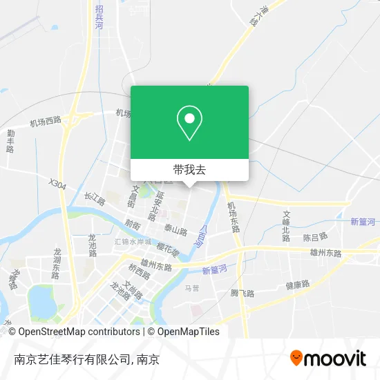 南京艺佳琴行有限公司地图