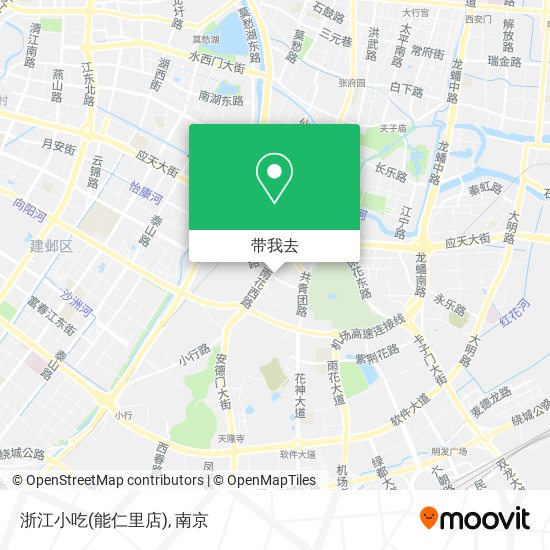 浙江小吃(能仁里店)地图