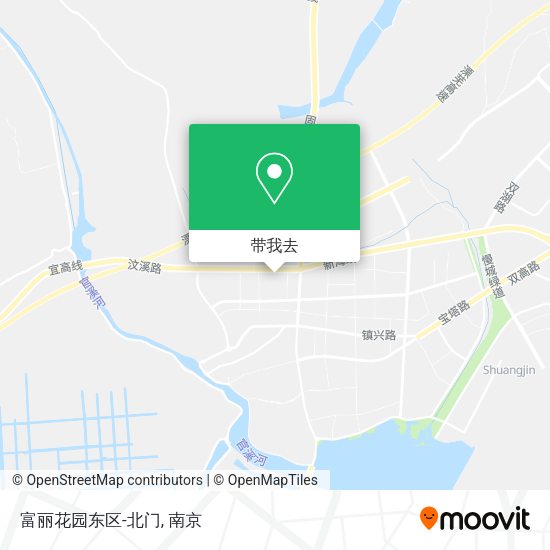 富丽花园东区-北门地图
