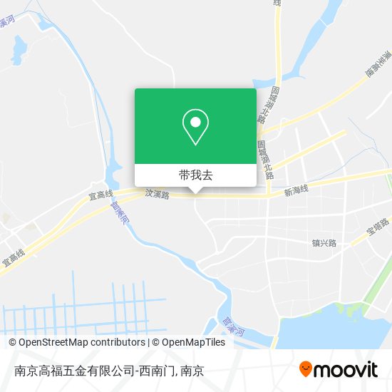 南京高福五金有限公司-西南门地图
