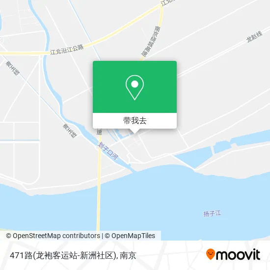 471路(龙袍客运站-新洲社区)地图
