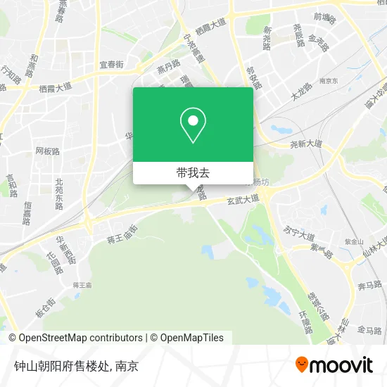 钟山朝阳府售楼处地图