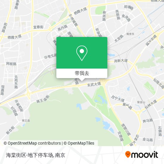 海棠街区-地下停车场地图