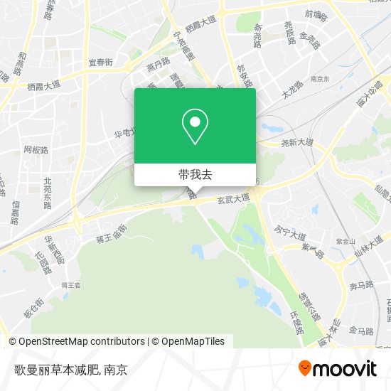 歌曼丽草本减肥地图