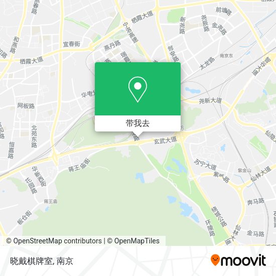 晓戴棋牌室地图