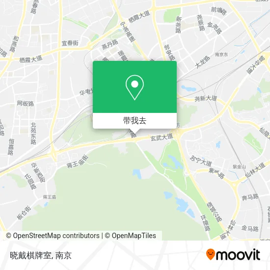 晓戴棋牌室地图