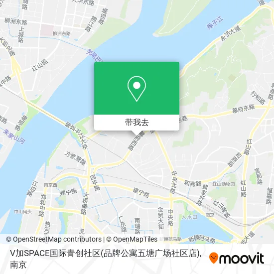V加SPACE国际青创社区(品牌公寓五塘广场社区店)地图