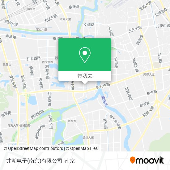 井湖电子(南京)有限公司地图