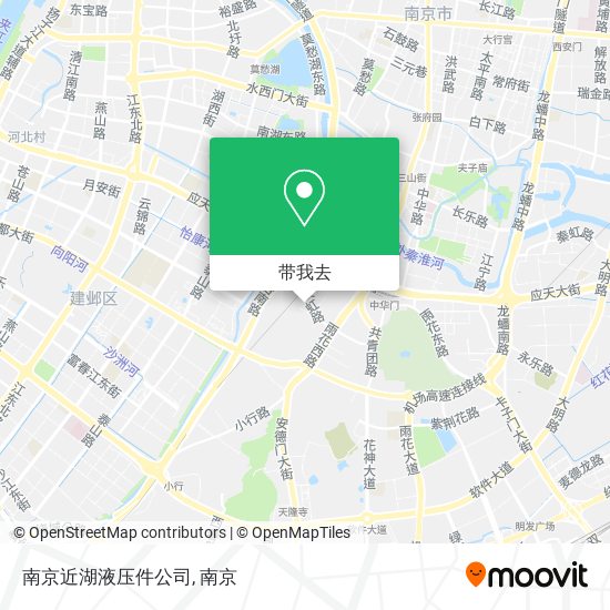 南京近湖液压件公司地图
