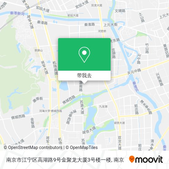 南京市江宁区高湖路9号金聚龙大厦3号楼一楼地图