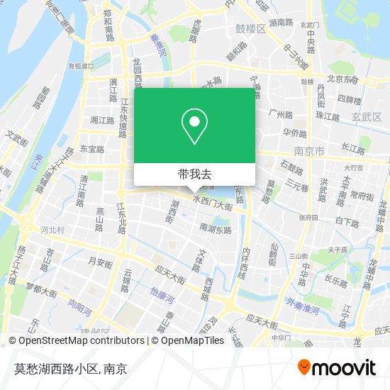 莫愁湖西路小区地图
