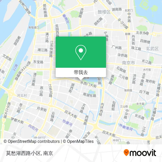 莫愁湖西路小区地图