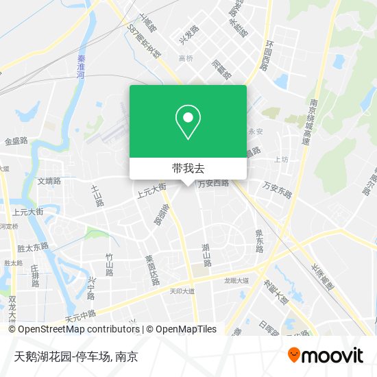 天鹅湖花园-停车场地图