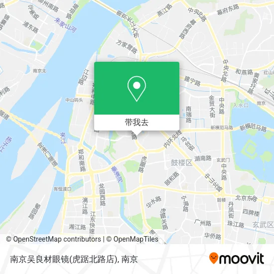 南京吴良材眼镜(虎踞北路店)地图