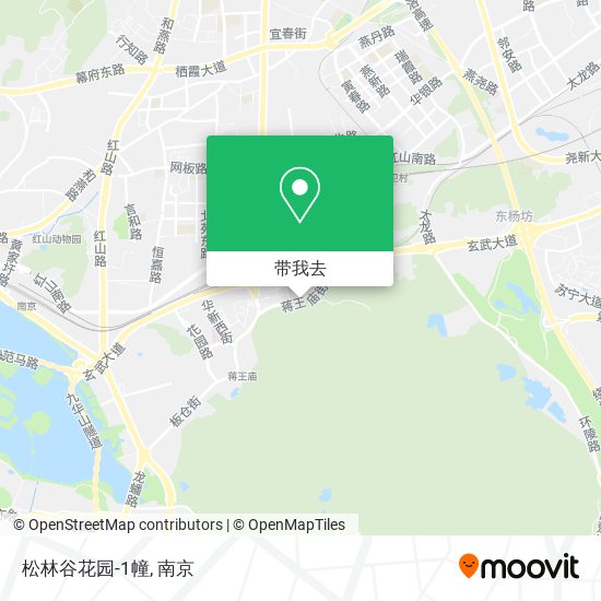 松林谷花园-1幢地图