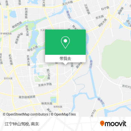 江宁钟山驾校地图