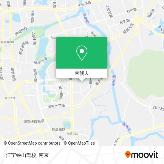 江宁钟山驾校地图