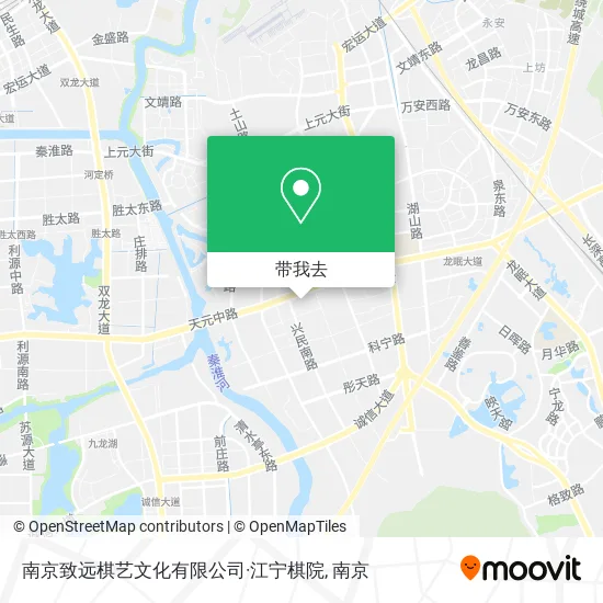 南京致远棋艺文化有限公司·江宁棋院地图