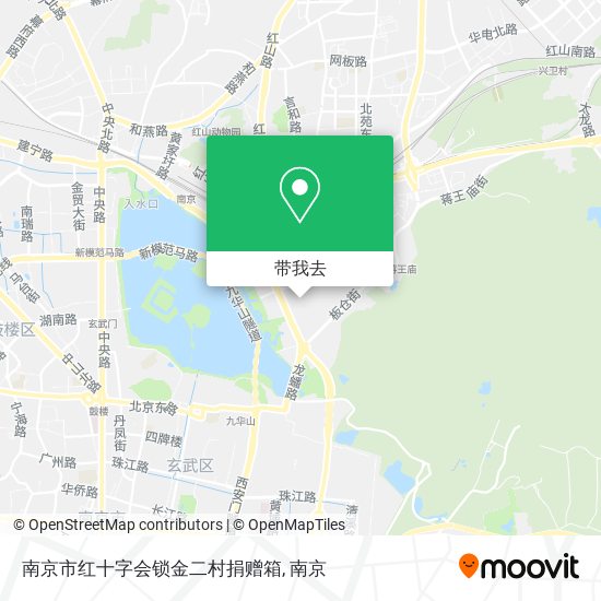 南京市红十字会锁金二村捐赠箱地图