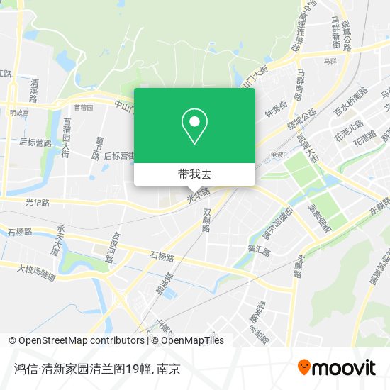 鸿信·清新家园清兰阁19幢地图