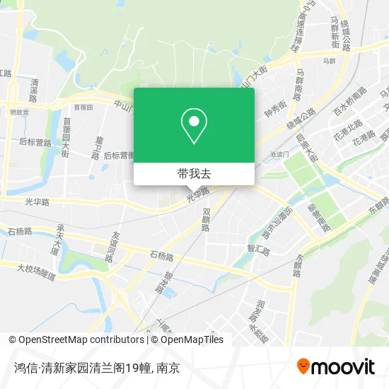 鸿信·清新家园清兰阁19幢地图