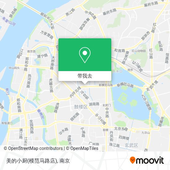 美的小厨(模范马路店)地图