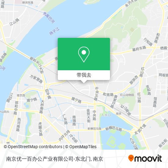 南京优一百办公产业有限公司-东北门地图