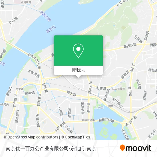 南京优一百办公产业有限公司-东北门地图