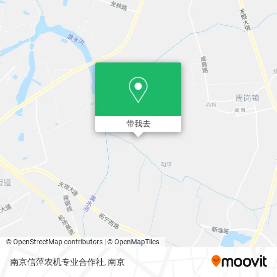 南京信萍农机专业合作社地图