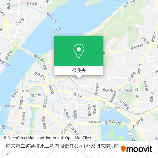 南京第二道路排水工程有限责任公司(孙家凹东南)地图