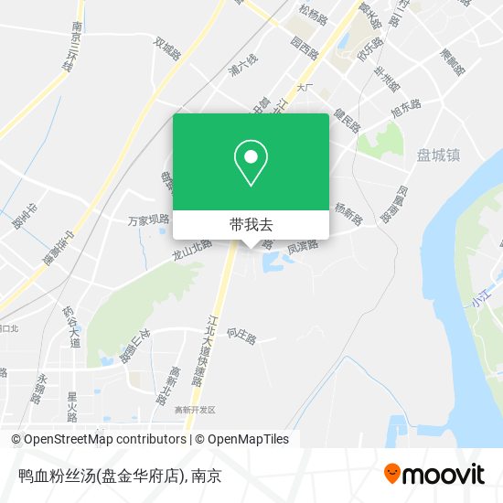 鸭血粉丝汤(盘金华府店)地图