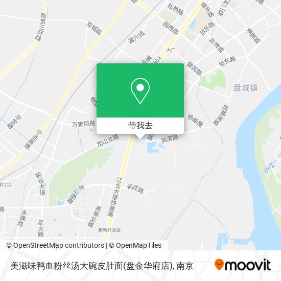 美滋味鸭血粉丝汤大碗皮肚面(盘金华府店)地图