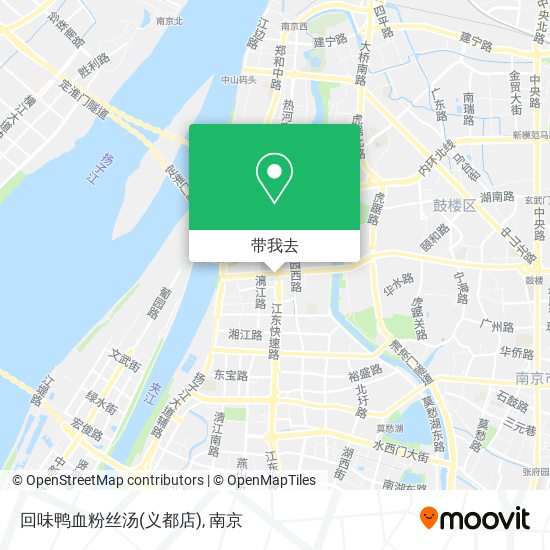 回味鸭血粉丝汤(义都店)地图