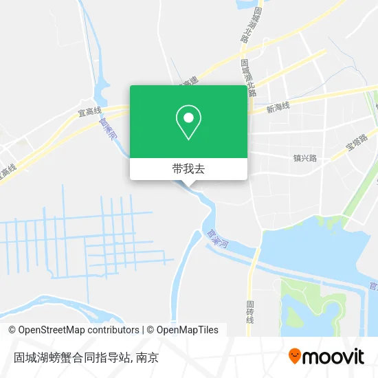 固城湖螃蟹合同指导站地图