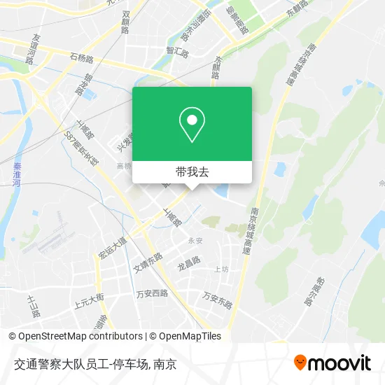 交通警察大队员工-停车场地图