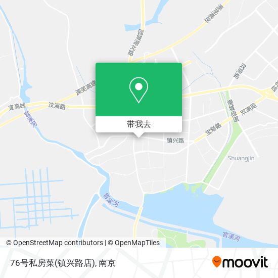 76号私房菜(镇兴路店)地图