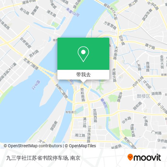 九三学社江苏省书院停车场地图