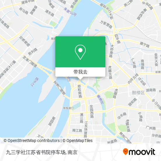 九三学社江苏省书院停车场地图