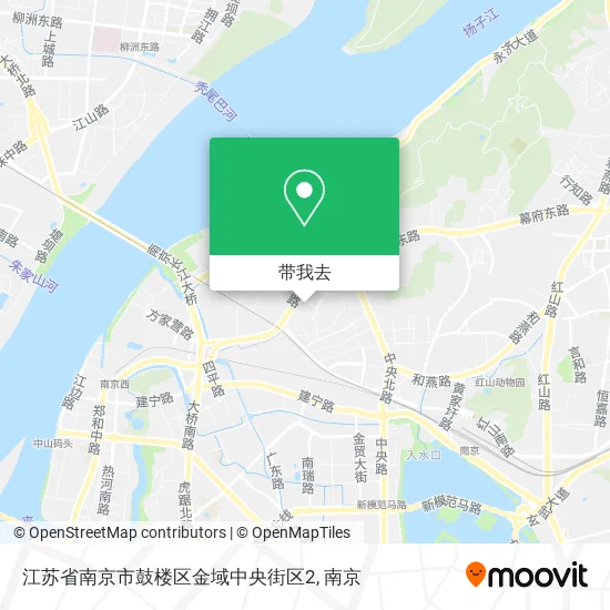 江苏省南京市鼓楼区金域中央街区2地图
