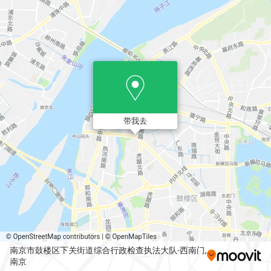南京市鼓楼区下关街道综合行政检查执法大队-西南门地图