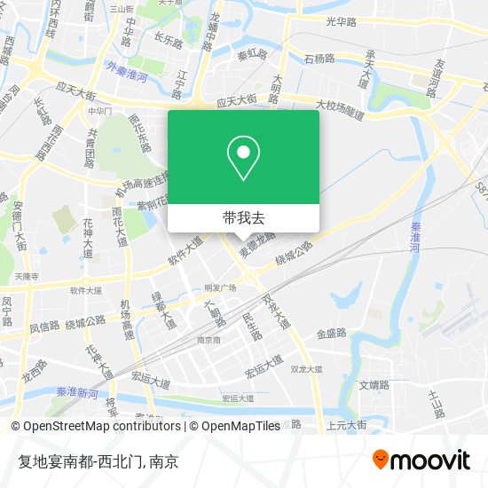 复地宴南都-西北门地图