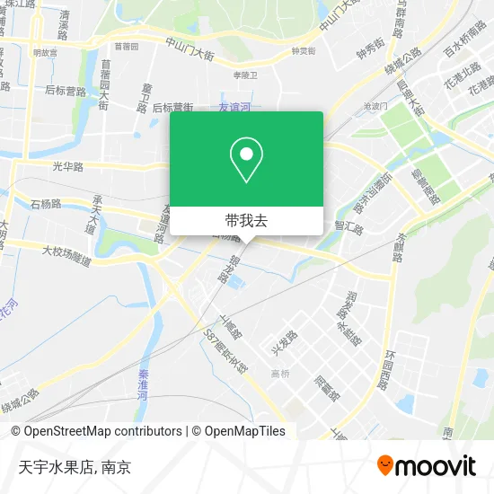 天宇水果店地图