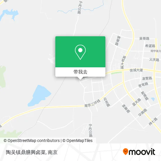 陶吴镇鼎膳興卤菜地图