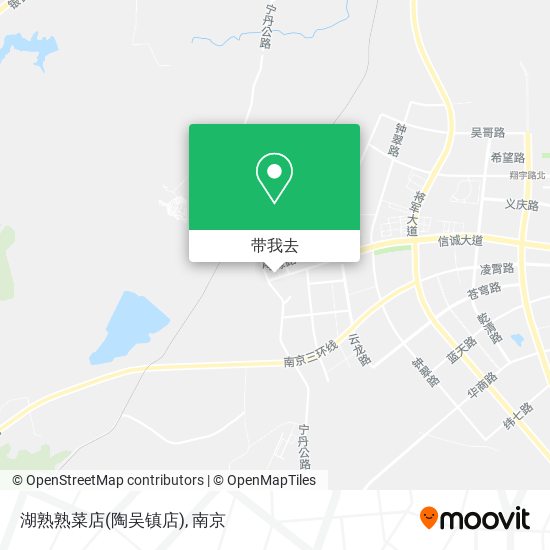 湖熟熟菜店(陶吴镇店)地图