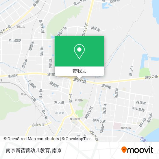 南京新蓓蕾幼儿教育地图