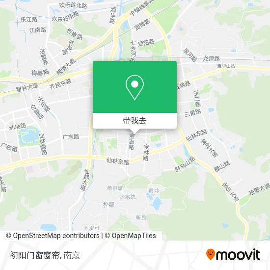 初阳门窗窗帘地图