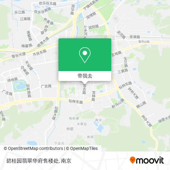 碧桂园翡翠华府售楼处地图