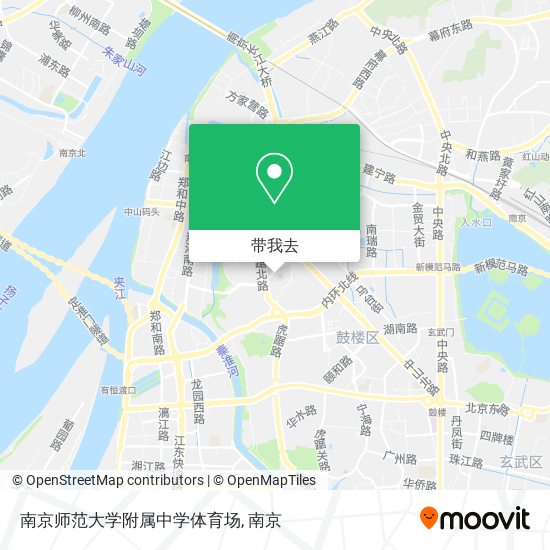 南京师范大学附属中学体育场地图